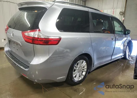 2017 Toyota Sienna Xle из США, поврежденный, VIN 5TDYZ3DC9HS881966